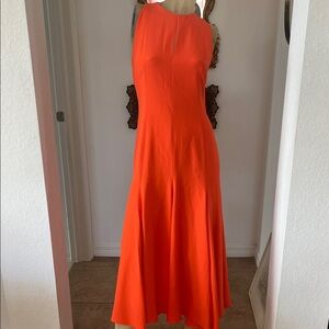 Akris Punto Chic Orange Dress
